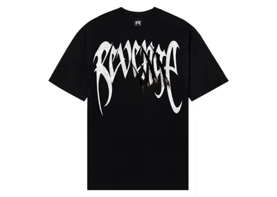Pre-owned Revenge Men's  X City Morgue Arch Logo Claw Tee Shirt In Black