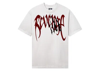 Pre-owned Revenge Men's  X City Morgue Arch Logo Claw Tee Shirt In Cement