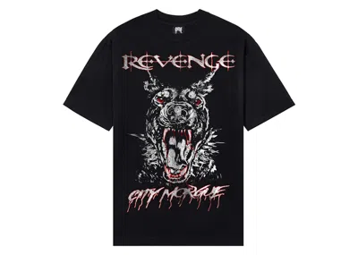 Pre-owned Revenge Men's  X City Morgue Hound Tee Shirt In Black