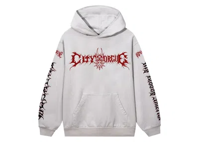 Pre-owned Revenge Men's  X City Morgue Metal Tour Hoodie In Cement
