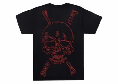 Pre-owned Revenge Men's  X Zillakami Crossbone Arch Tee Shirt In Black