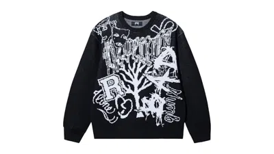 Pre-owned Revenge Men's  Xxxtentacion Collage Knit In Black