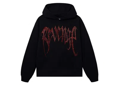 Pre-owned Revenge Men's  Xxxtentacion Heartbreak Bejeweled Hoodie In Black