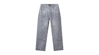 Pre-owned Revenge Men's  Xxxtentacion Heartbreak Carpenter Pant In Grey In Gray