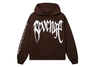 Pre-owned Revenge Men's  Xxxtentacion Heartbreak Hoodie In Brown