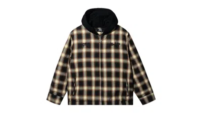 Pre-owned Revenge Men's  Xxxtentacion Kill Hooded Flannel In Brown/black