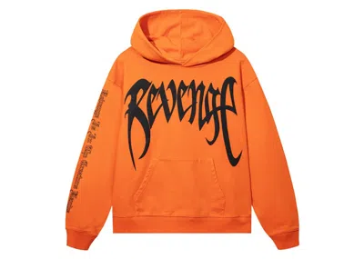 Pre-owned Revenge Men's  Xxxtentacion Kill Hoodie In Orange/black