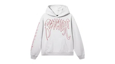 Pre-owned Revenge Men's  Xxxtentacion Kill Outline Hoodie In Cement/red