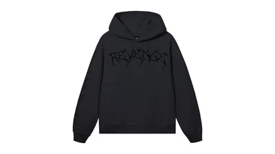 Pre-owned Revenge Men's  Xxxtentacion Lightning Heartbreak Hoodie Vintage In Vintage Black