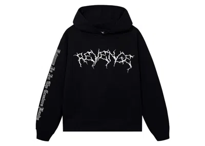 Pre-owned Revenge Men's  Xxxtentacion Lightning Hoodie In Black/white