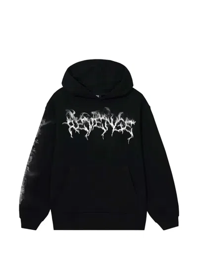 Revenge Skull-print Hoodie In Black