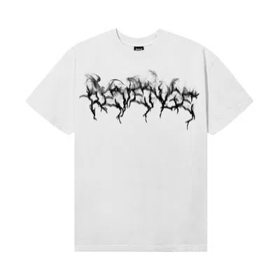 Pre-owned Revenge Smoke Lightning Logo Tee 'white' | Men's Size L