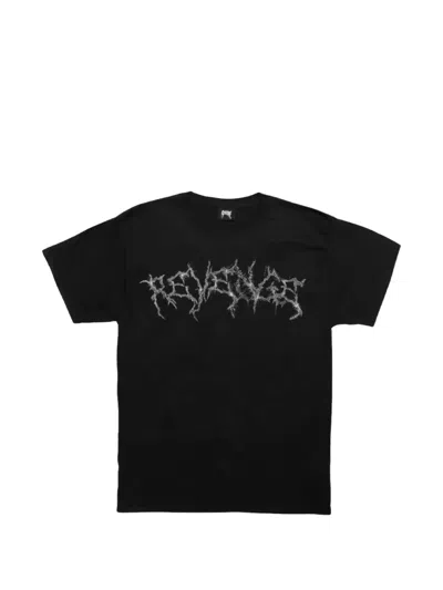 Revenge Spider Lightning T-shirt In Black