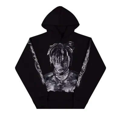 Pre-owned Revenge X Juice Wrld 999 Graphite Portrait Hoodie 'black' | Men's Size Xl