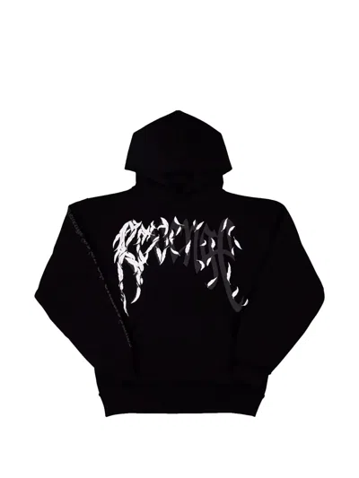 Revenge X Juice Wrld Graphic-print Hoodie In Black