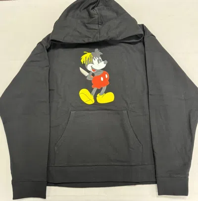 Pre-owned Revenge X Xxx Tentacion Mickey Mouse Photo Hoodie Size Xl In Black