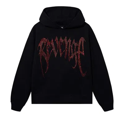 Pre-owned Revenge X Xxxtentacion Heartbreak Bejeweled Hoodie 'black' | Men's Size S