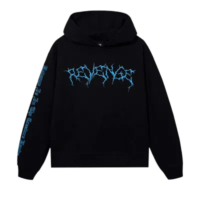 Pre-owned Revenge X Xxxtentacion Lightning Hoodie 'black/blue' | Men's Size L