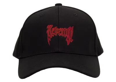 Pre-owned Revenge Xxxtentacion 17 Embroide Cap In Black/red