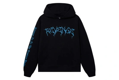 Pre-owned Revenge Xxxtentacion Lightning Hoodie Black/blue