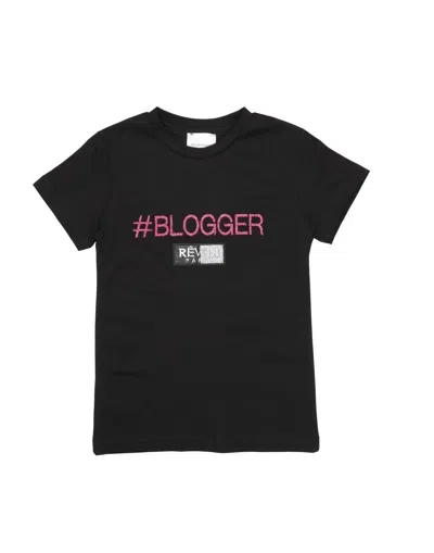 Rêver  Paris Babies' T-shirts In Black