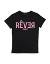 Rêver  Paris Babies' T-shirts In Black