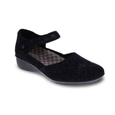 Revere Osaka Mary Jane Shoes In Midnight In Multi