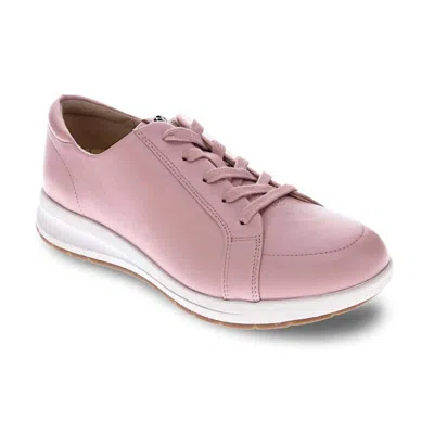 Revere Women's Athens Lace-up Comfort Sneaker In Dusty Pink