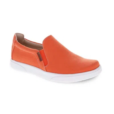 Revere Women's Attica Slip On Canvas Sneaker In Melon In Orange