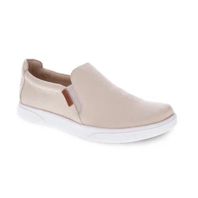 Revere Women's Attica Slip On Canvas Sneaker In Wheat In Gold