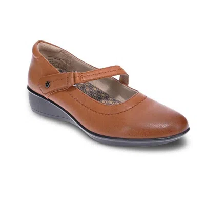 Revere Women's Bonn Mary-jane Shoes In Cognac In Brown