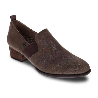 Revere Women's Budapest Leather Shootie In Rusty Metallic In Brown