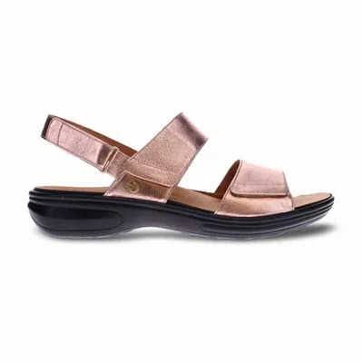 Revere Women's Como Adjustable Slingback Sandal In Rose In Multi