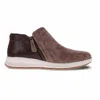 Revere Women's Dublin Boot In Cognac Camo/espresso Lizard In Brown