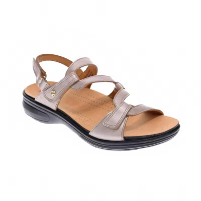 Revere Women's Emerald Sandal In Champagne In Multi