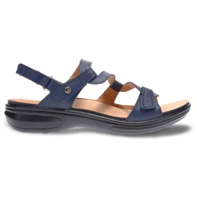 Revere Women's Emerald Sandal In Navy In Blue