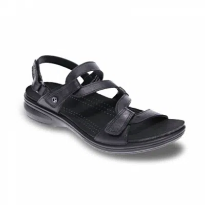 Revere Women's Emerald Sandals In Black