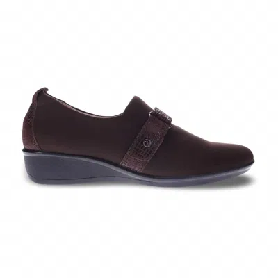 Revere Women's Genoa Stretch Loafer In Espresso In Multi