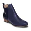 Revere Women's Havana Ankle Boots In Sapphire/navy Lizard In Multi