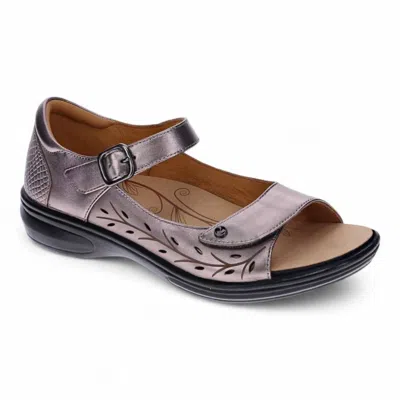 Revere Women's Lagos Mary Jane Sandal In Grey In Multi