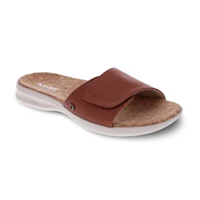 Revere Women's Macau Slide Sandal In Cognac In Brown