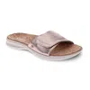 Revere Women's Macau Slide Sandal In Rose In Animal Print
