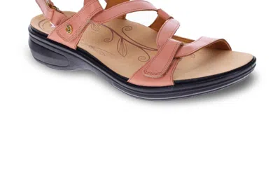 Revere Women's Miami Sandal - Wide In Peachy In Pink