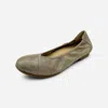 Revere Women's Nairobi Ballet Flat Shoe In Champagne In White