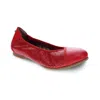 Revere Women's Nairobi Ballet Shoes In Red French Lazer In Multi