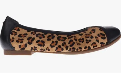 Revere Women's Nairobi Flat In Black Leopard In Brown