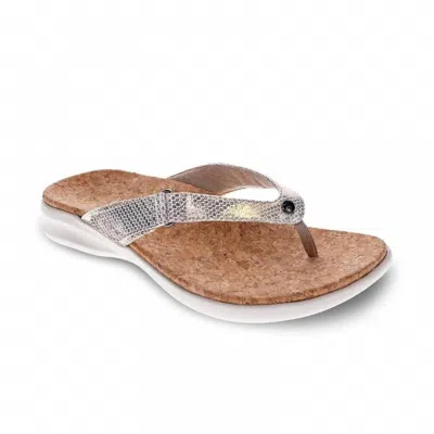 Revere Women's Napoli Sandal In Metallic Interest In Multi