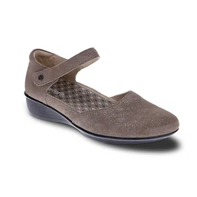 Revere Women's Osaka Mary Jane Shoes - Medium Width In Rusty Metallic In Multi