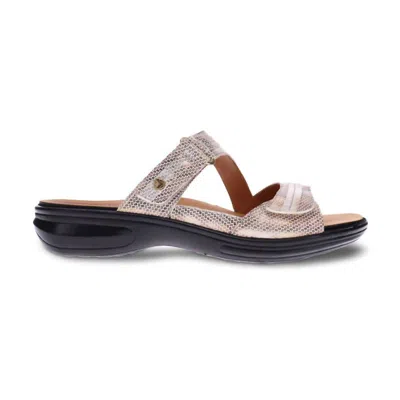 Revere Women's Rio Sandal In Metallic Interest In Pink