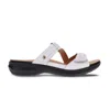 Revere Women's Rio Slide Sandal In Coconut In White